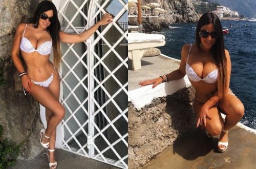 Model bikinili paylaşımı ilə heyran etdi - Fotolar
