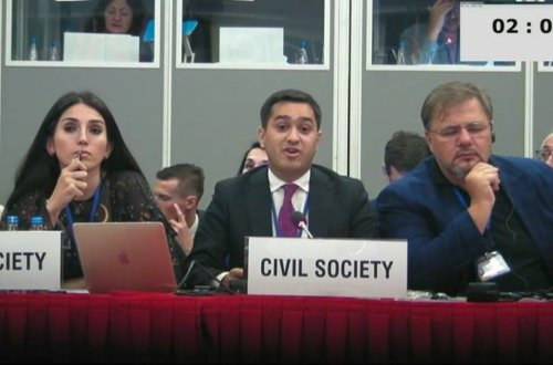 Fərid Şahbazlı ATƏT-də çıxış etdi: Azərbaycan hökuməti ölkədə media azadlığının təminatçısıdır