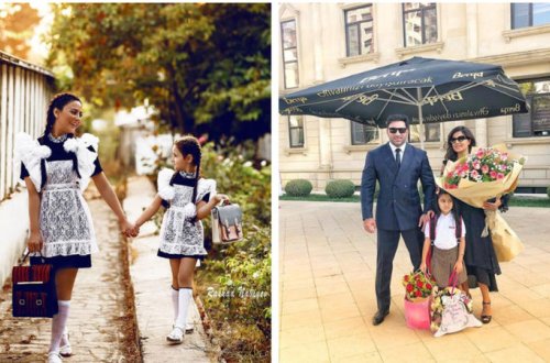 Məşhurlar övladlarını məktəbə belə yola saldı - FOTO