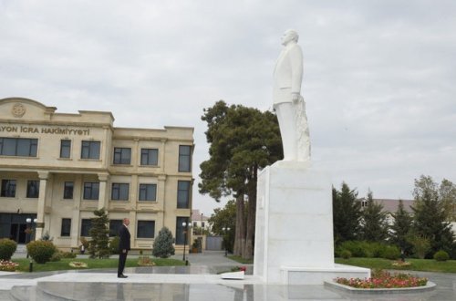 İlham Əliyev Biləsuvarda – YENİLƏNİB + FOTO