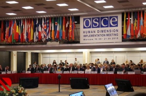 ATƏT toplantısında erməni təxribatı - VİDEO