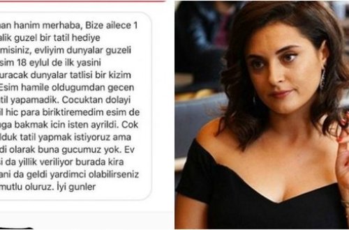 Məşhur aktrisa ona göndərilən mesajı yaydı, izləyicisini biabır etdi - FOTO