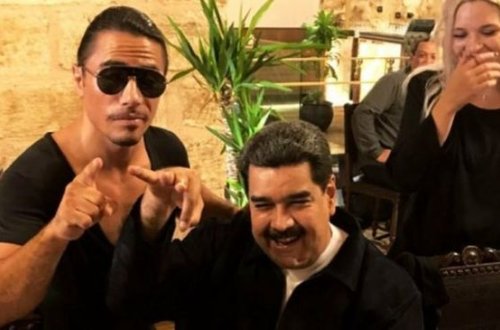 Maduro Nüsrətin restoranına getdi, xalqını qəzəbləndirdi - VİDEO