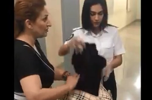 Gömrükçülər qadının çantasında şarlara bükülmüş heroin aşkarladı - VİDEO - FOTO