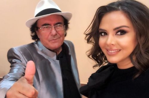 Al Bano azərbaycanlı aparıcı üçün “Felicita” ifa etdi – FOTO/VİDEO