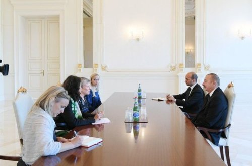 NATO rəsmisi İlham Əliyevlə danışıqlarda