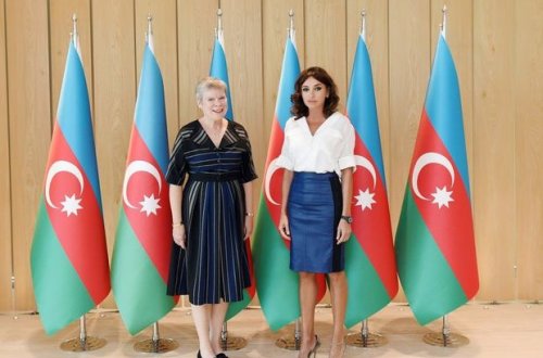 Mehriban Əliyeva Rouz Qotemöllerlə görüşdü - FOTO