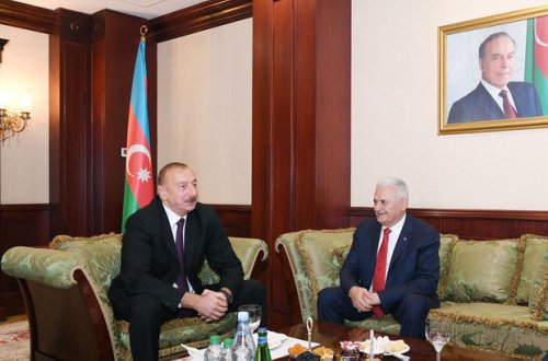 İlham Əliyev Binəli Yıldırımla görüşüb - FOTO + YENİLƏNİB