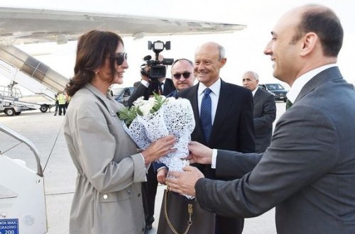 Mehriban Əliyeva İtaliyada - FOTO