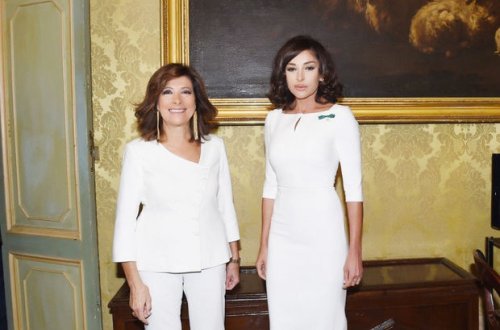 Mehriban Əliyeva İtaliya Senatının sədri ilə görüşüb - FOTO