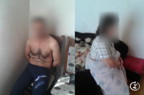 Arvadını başqa kişi ilə tutdu videoya çəkdi – Azərbaycanda şok video