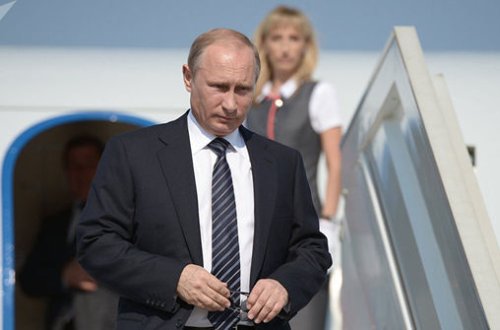 Vladimir Putin Azərbaycandadır - FOTO