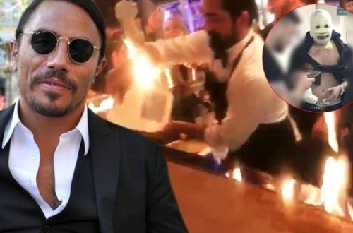 Nusretin restoranında beş nəfər yandı - FOTO/VİDEO