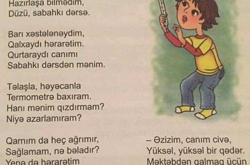 Dərslikdə uşaqlara dərsdən yayınma aşılanır? - 3-cü sinif Azərbaycan dili dərsliyində təhlükəli şeir