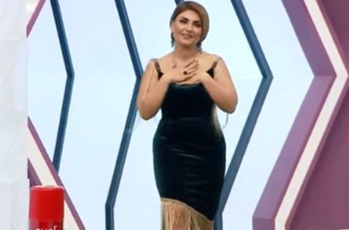 Verilişə 40 dəqiqə gecikən Şəbnəm dar geyimi ilə HEYRƏTLƏNDİRDİ - FOTO