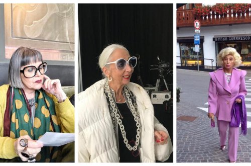 İtaliyanın təqaüdçü qadınları stilləri ilə gənclərə meydan oxudu - FOTO