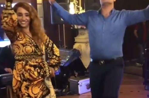 Elnarənin şıdırğı rəqsini qınadılar - Video