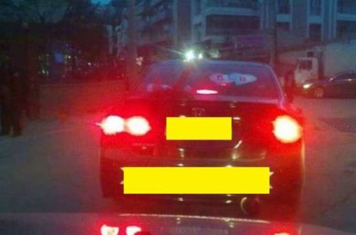 Toy günü bəy maşınının arxasına görün nə yazdırdı - FOTO