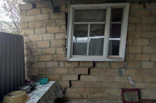 Şamaxıda torpaq sürüşməsi aktivləşdi - FOTO