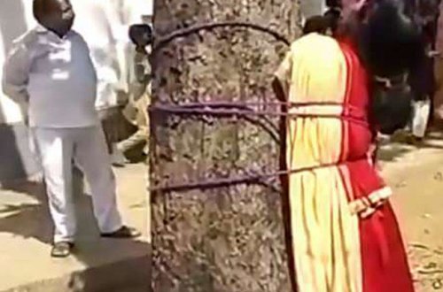 18 yaşlı müsəlman qız sevgisinə görə bağlandı, döyüldü - VİDEO - FOTO