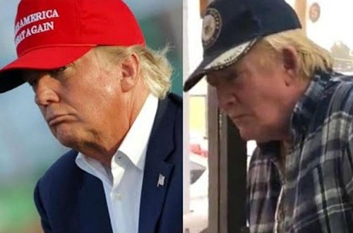 Trampın oxşarı hər kəsi təəccübləndirdi - Video