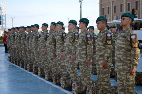 Sülhməramlılarımız Əfqanıstana yola düşdü - FOTO