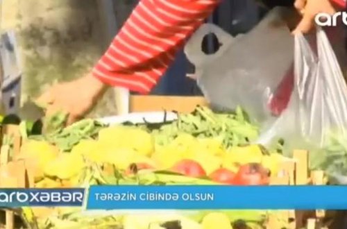 Tərəzidə kələk gələn satıcılar... - FOTO/VİDEO
