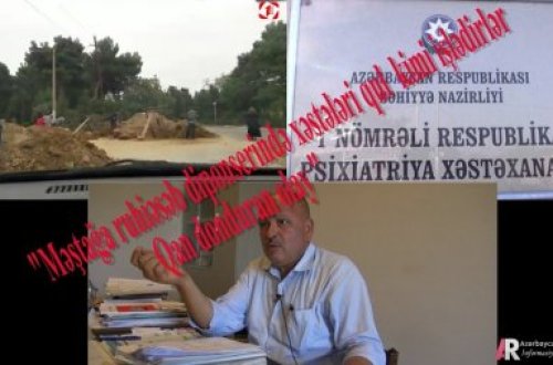 Məştağada ruhi əsəb disponserində müalicə alan xəstələri qul kimi işlədirlər - VIDEO