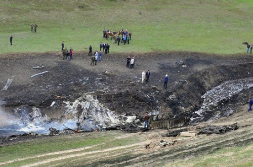 Ukraynada təyyarə qəzaya uğradı - YENİLƏNİB + VİDEO