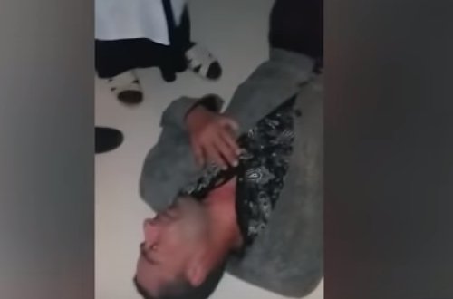 Azərbaycanda xəstəxanada BİABIRÇILIQ: Yerə yıxılan xəstəyə həkimlər kömək etmədi (VİDEO)