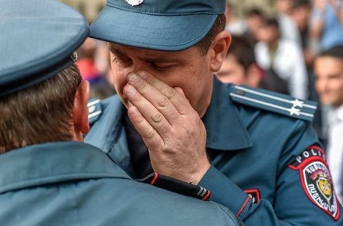 Erməni polislər Qarabağda xidmət etmək istəmir