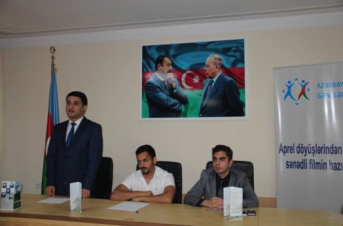 Aprel döyüşlərindən bəhs edən filmin təqdimatı olub - FOTOLAR