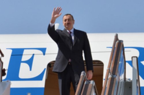 İlham Əliyev Türkiyəyədə səfərdədir