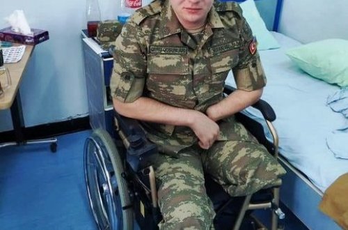 İki ayağını və qolunu itirən əsgərə protez alınmalıdır - Ailənin imkanı yoxdur
