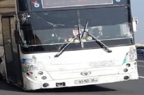 Bakıda ölüm saçan avtobuslar da var (VİDEO)