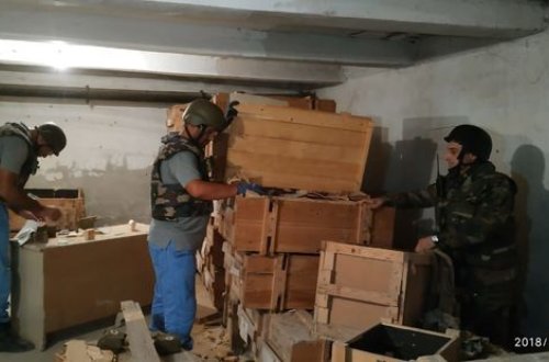 Bakıda məktəbdə xeyli sayda hərbi sursat aşkarlandı – FOTO