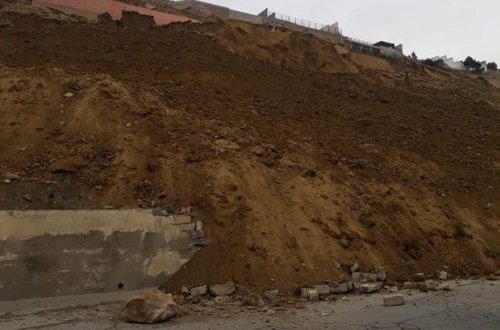 Sürüşmə zonasında bağlanan yol nə vaxt açılacaq?