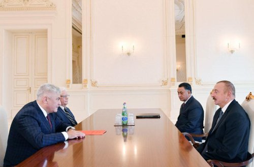 Prezident İlham Əliyev Rusiyanın daxili işlər nazirini qəbul edib - FOTO