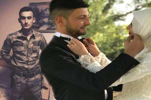 20 gün əvvəl toyu olan hərbçi şəhid oldu - FOTO