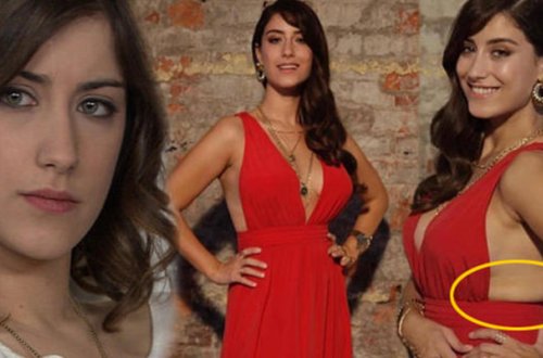 Hazal Kaya artıq çəkisi ilə gündəmdə - Fotolar
