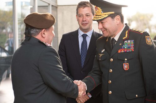 Nəcməddin Sadıkov israilli həmkarı ilə görüşüb - FOTO