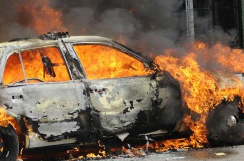 Bakının mərkəzində qəzaya düşən 