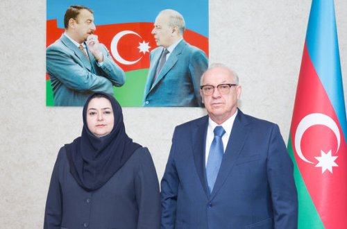 Cahangir Əsgərov “Iran Air” aviaşirkətinin rəhbəri ilə görüşüb - FOTO