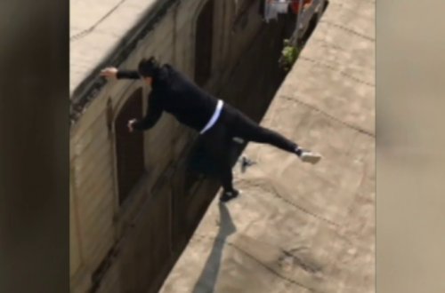 Bakıda hər kəs bu oğlandan danışır - Evlərin damında... - VİDEO