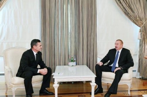 İlham Əliyev bir sıra görüşlər keçirib - FOTO