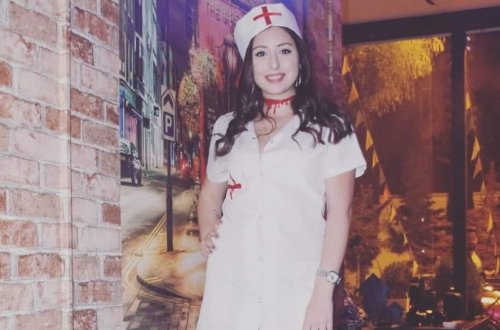 Azərbaycanlı qızdan həkim paltarında cəsarətli - FOTOLAR + VİDEO