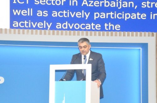 Ramin Quluzadə Beynəlxalq Telekommunikasiya İttifaqının səlahiyyətli konfransında çıxış edib