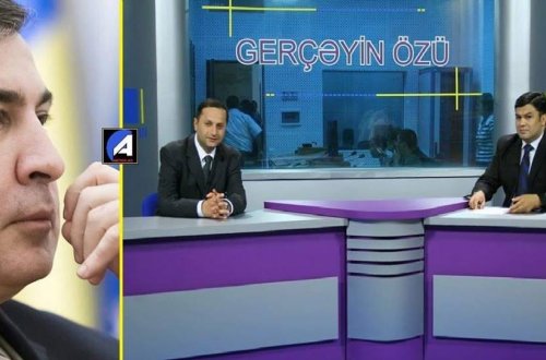 Saakaşvilinin ən yaxın adamı Azərbaycan televiziyasından şəkil paylaşdı – FOTO