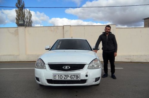 Qubada banka məxsus avtomobil qaçırılıb - FOTO