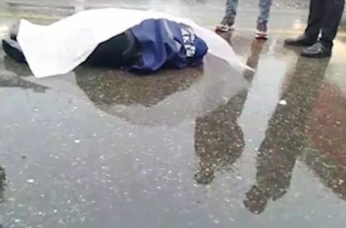 Daha bir süpürgəçini maşın vurub öldürdü - YENİLƏNİB + VİDEO